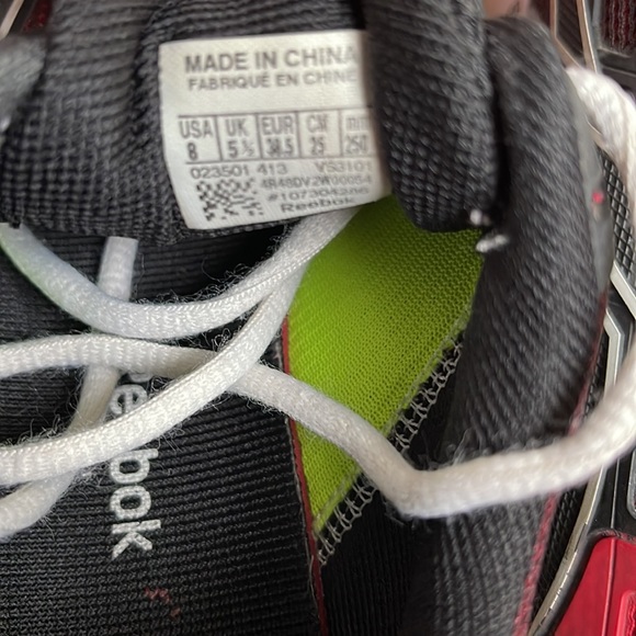 Red/Black Reebok CrossFit Sneakers - Picture 5 of 7